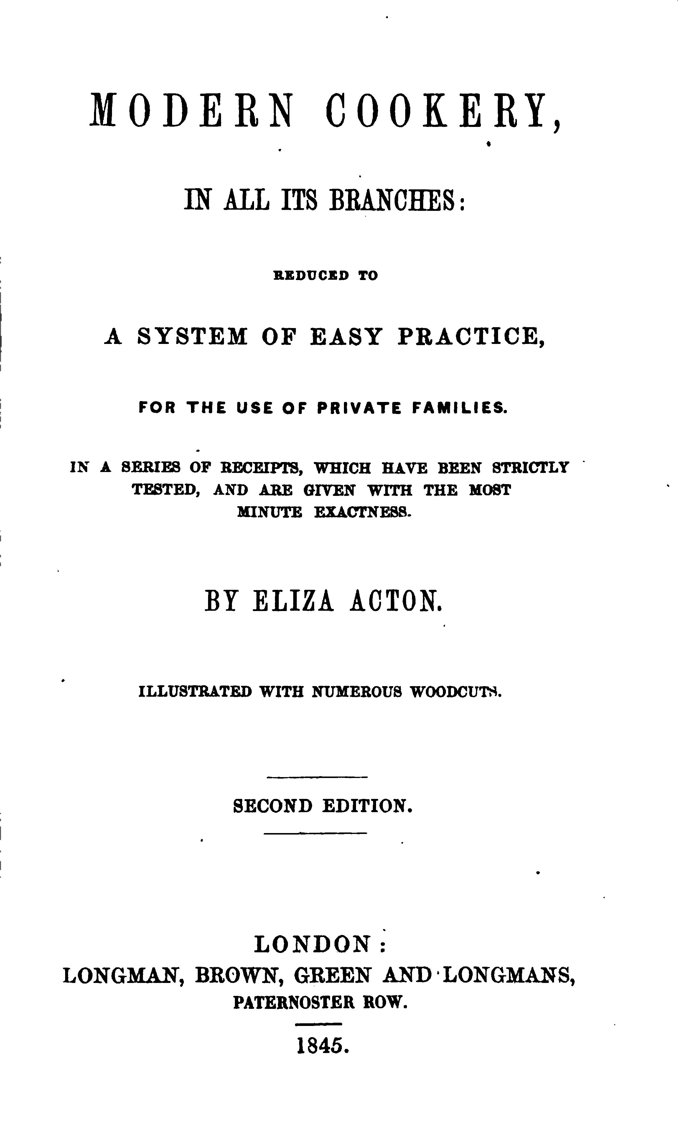 Portrait of Eliza Acton