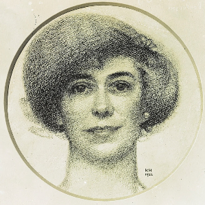 Portrait of L. E. Elliott (Lilian Elwyn Elliott) Joyce
