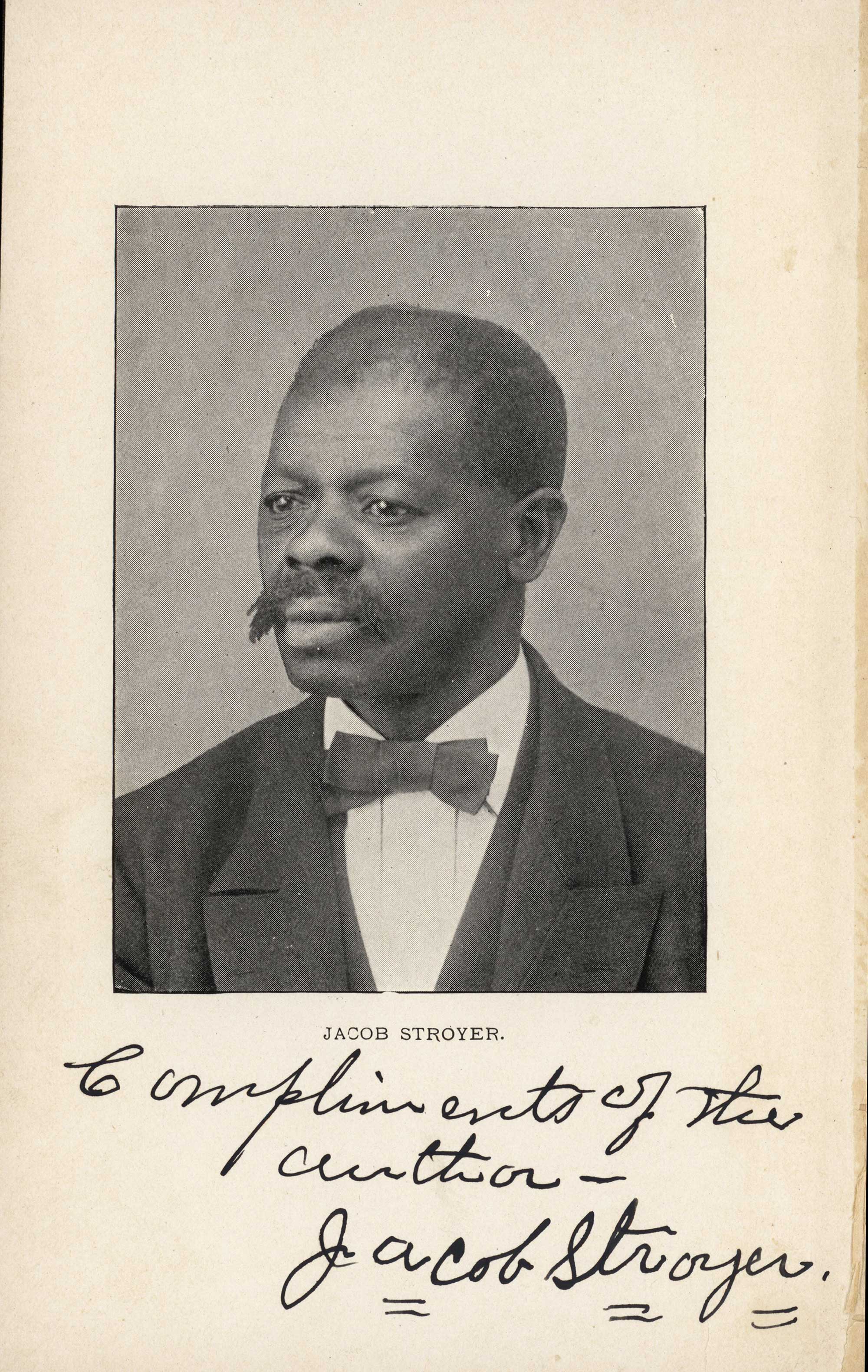 Portrait of Jacob Stroyer