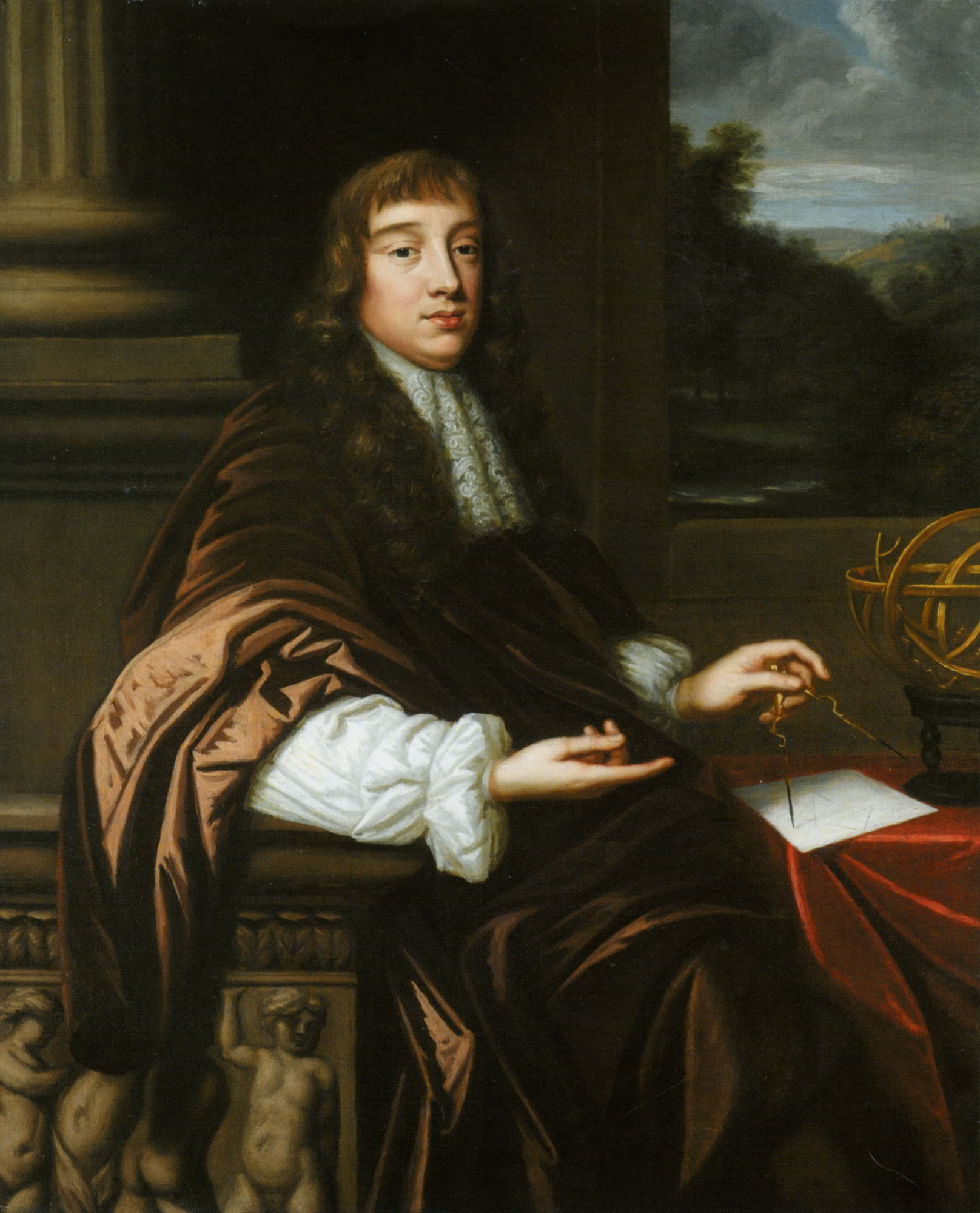Portrait of Robert Hooke
