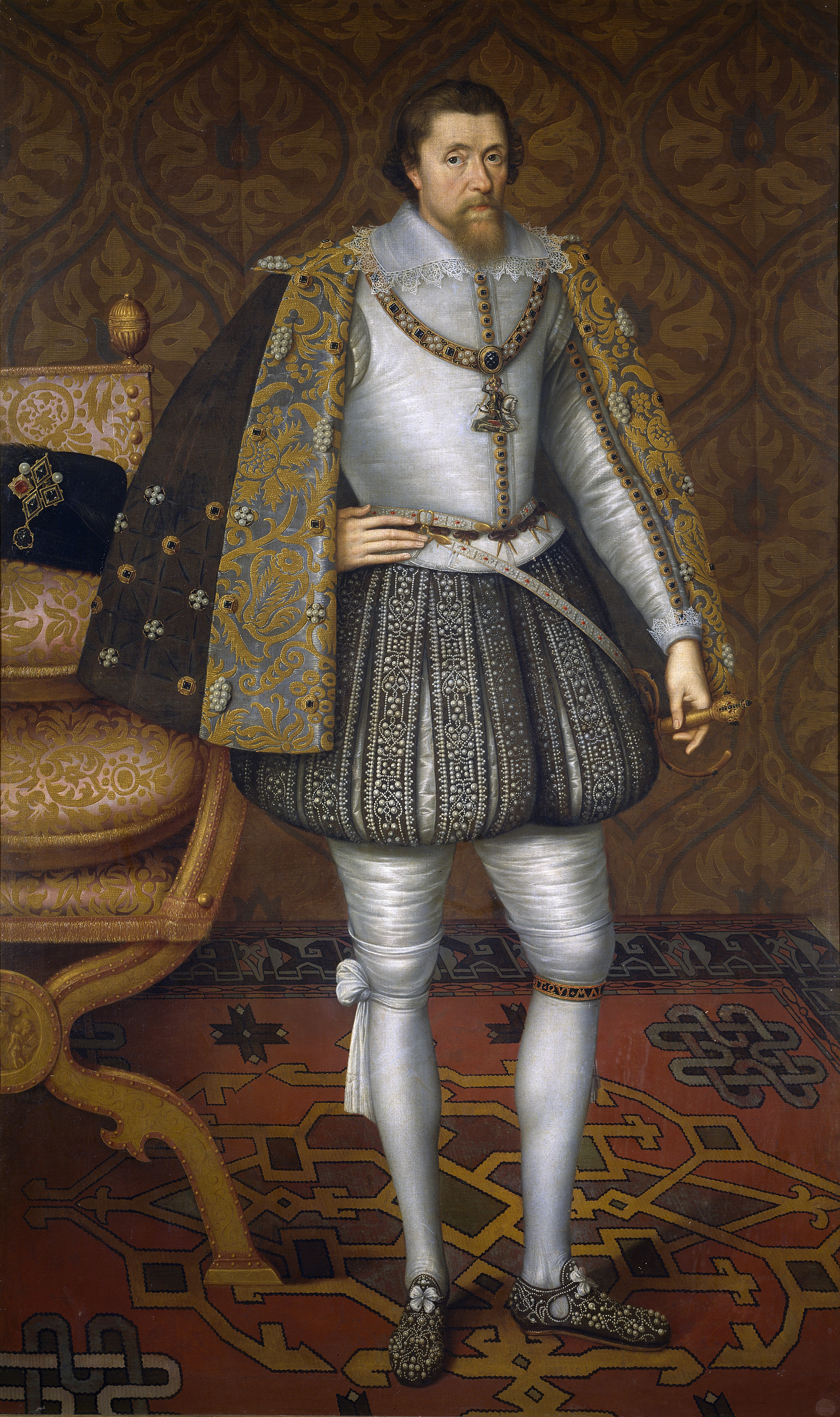 Portrait of King of England James I