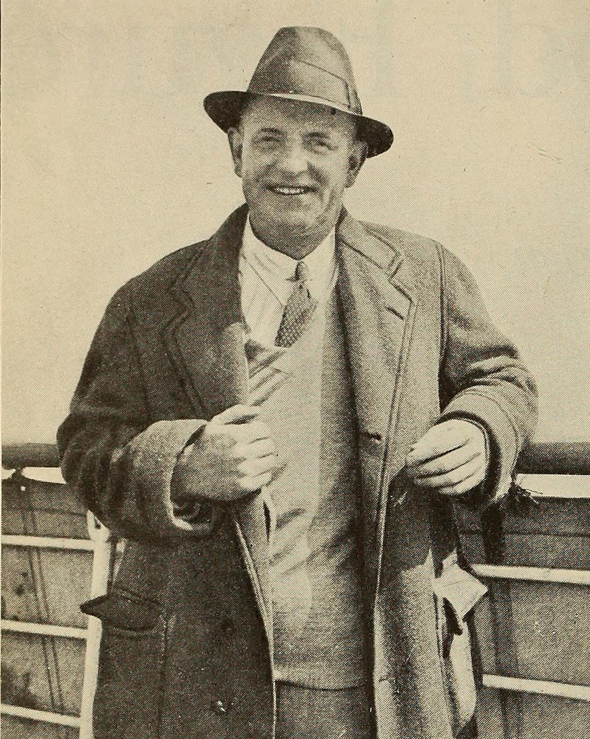 Portrait of P. G. (Pelham Grenville) Wodehouse