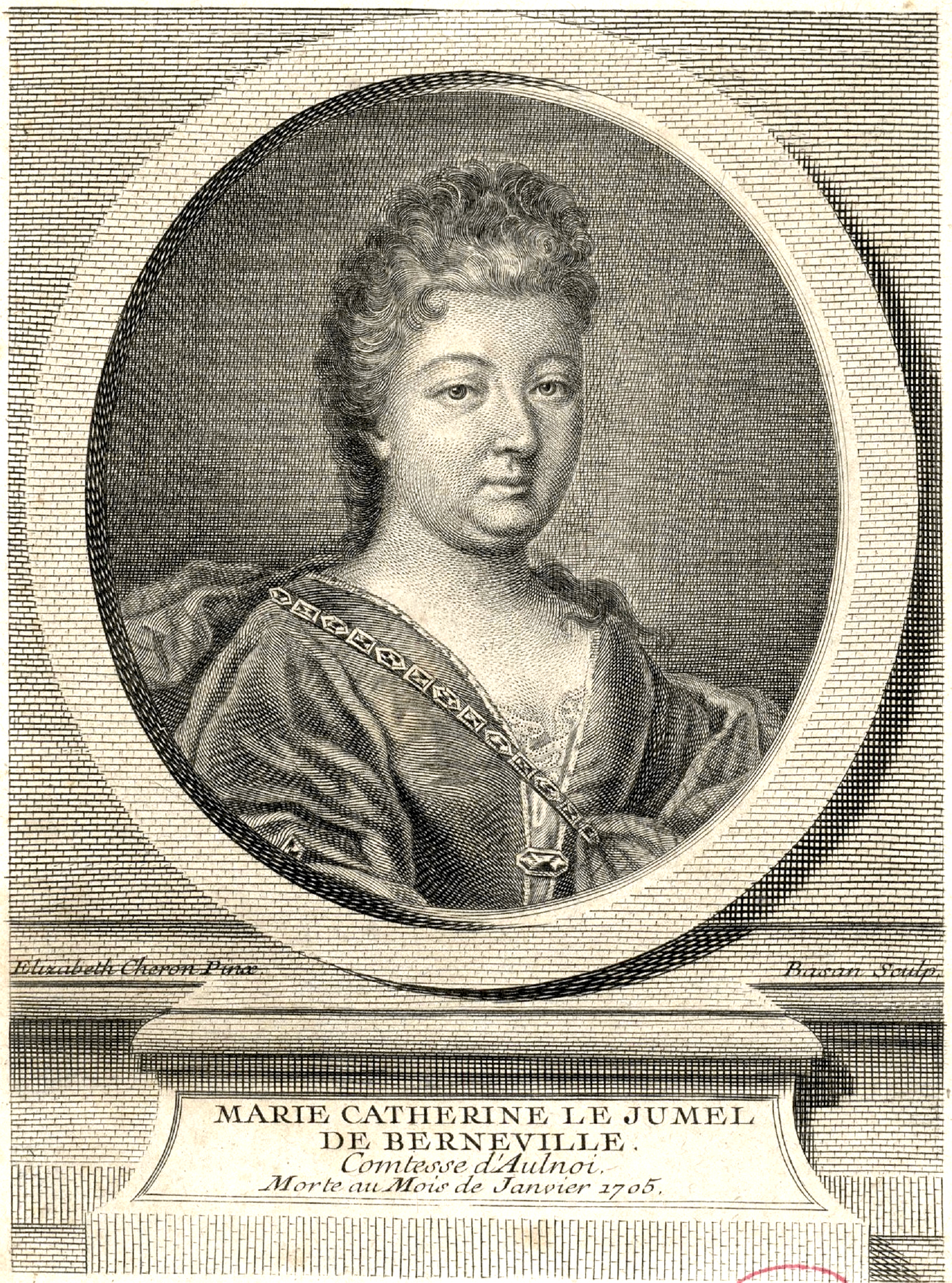 Portrait of Madame d' (Marie-Catherine) Aulnoy