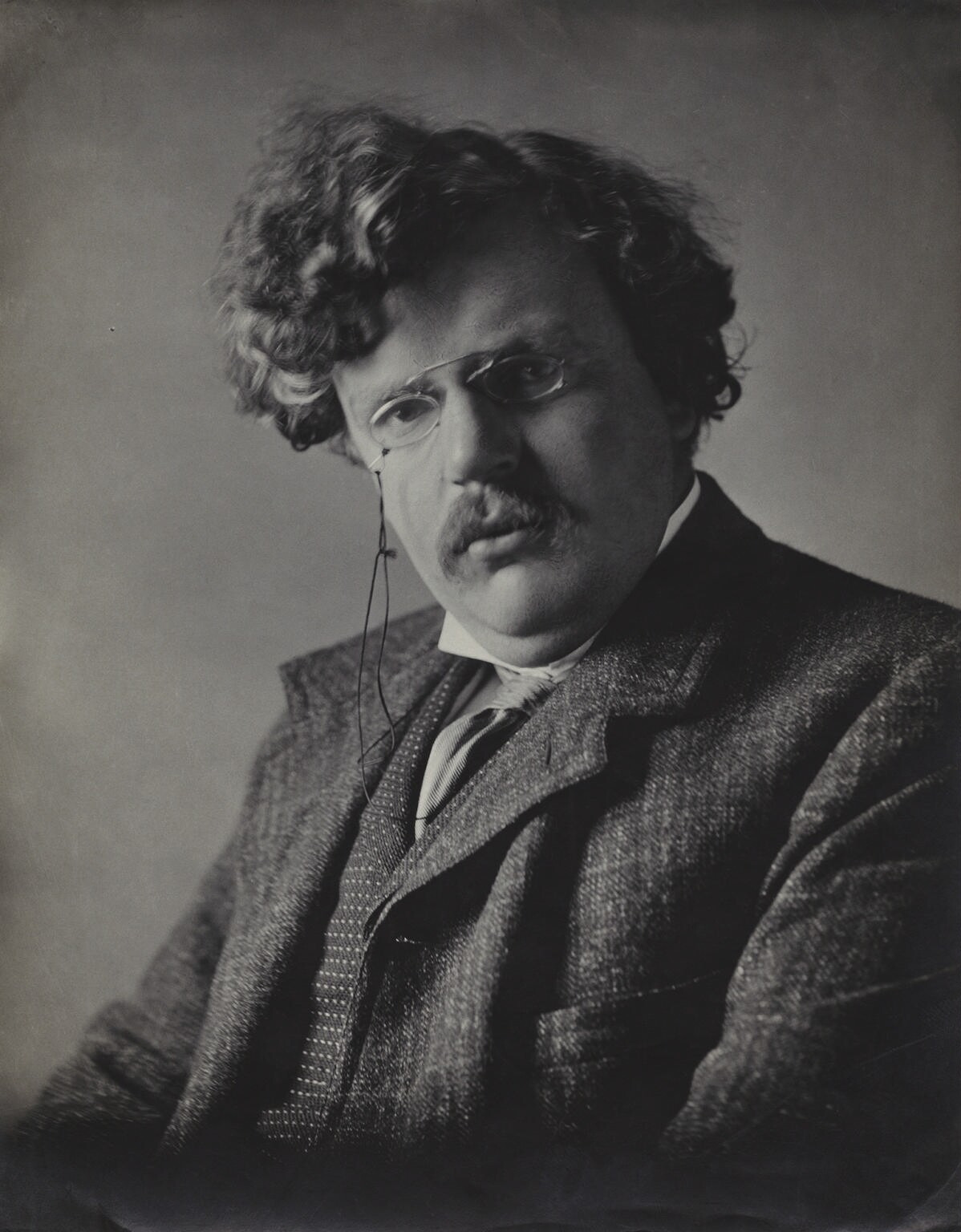 Portrait of G. K. (Gilbert Keith) Chesterton