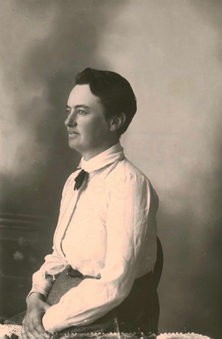 Portrait of M. E. (Mary Edith) Durham
