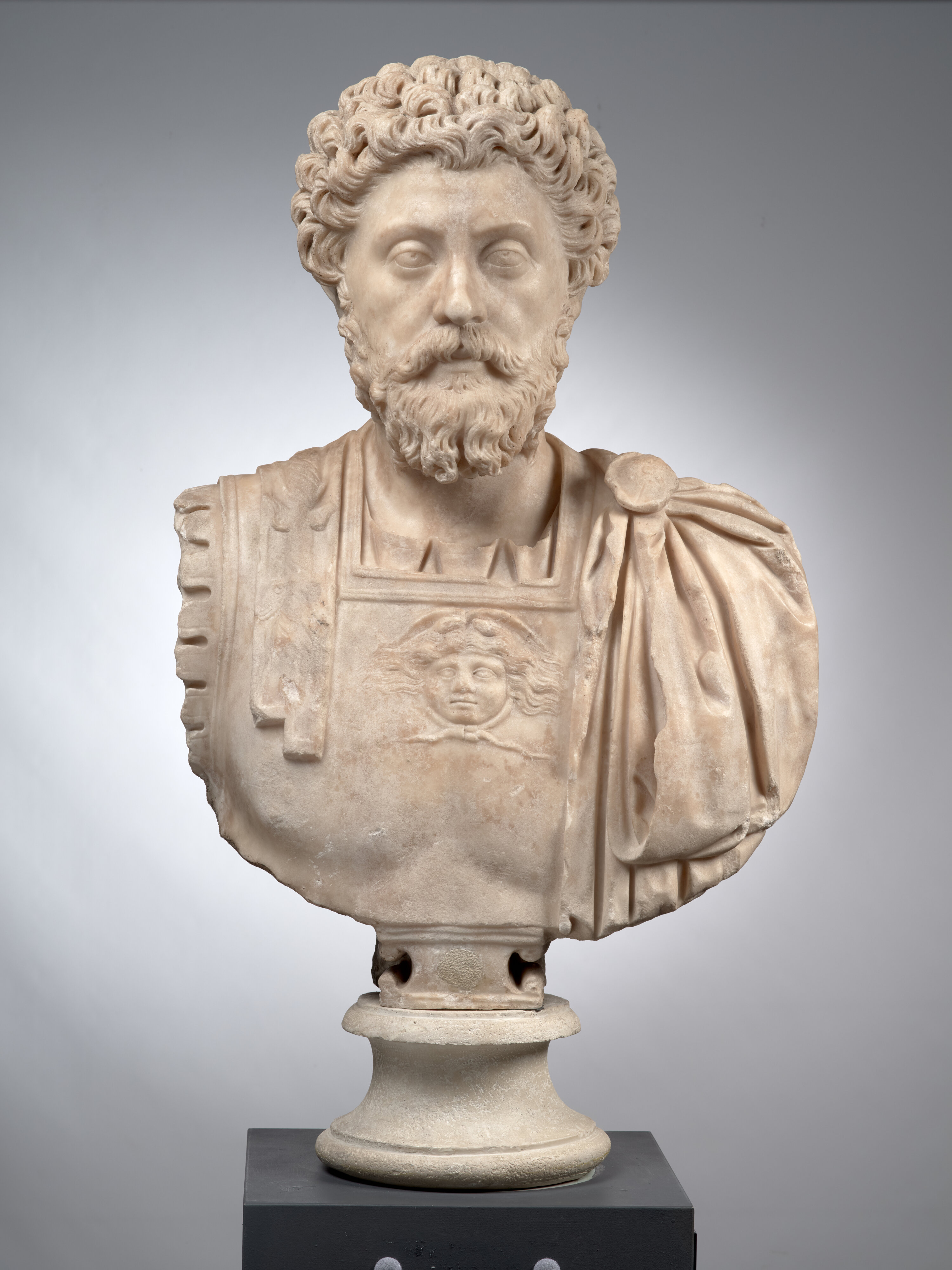 Portrait of Emperor of Rome Marcus Aurelius