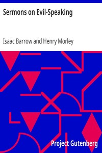 Sermons on Evil-Speaking by Isaac Barrow
