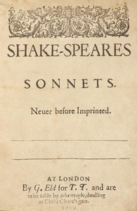 Shakespeare's Sonnets by William Shakespeare