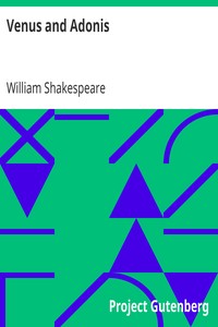 Venus and Adonis by William Shakespeare