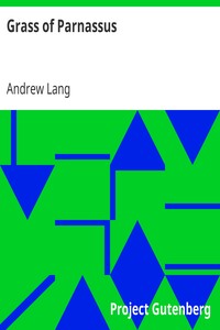 Grass of Parnassus by Andrew Lang