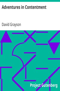 Adventures in Contentment by David Grayson