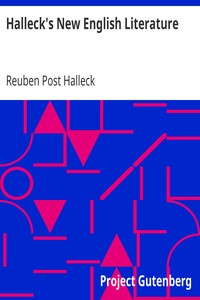 Halleck's New English Literature by Reuben Post Halleck