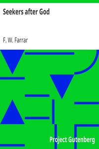 Seekers after God by F. W. (Frederic William) Farrar