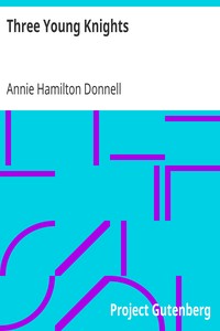 Three Young Knights by Annie Hamilton Donnell