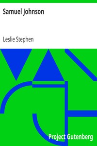 Samuel Johnson by Leslie Stephen
