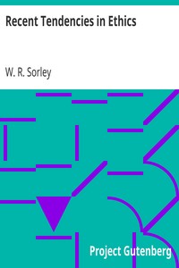 Recent Tendencies in Ethics
Three Lectures to Clergy Given at Cambridge by W. R. (William Ritchie) Sorley