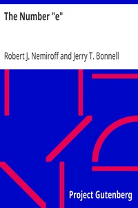 The Number "e" by Robert J. Nemiroff