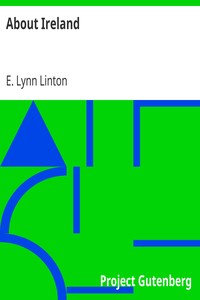 About Ireland by E. Lynn (Elizabeth Lynn) Linton