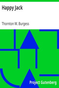 Happy Jack by Thornton W. (Thornton Waldo) Burgess
