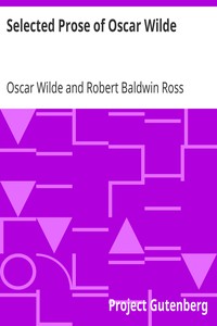 Selected Prose of Oscar Wilde by Oscar Wilde