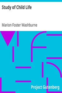 Study of Child Life by Marion Foster Washburne