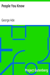 People You Know by George Ade