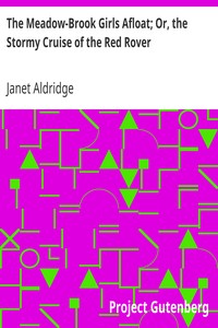 The Meadow-Brook Girls Afloat; Or, the Stormy Cruise of the Red Rover by Janet Aldridge