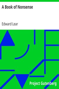 A Book of Nonsense by Edward Lear