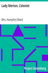 Lady Merton, Colonist by Humphry Ward