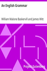 An English Grammar by William Malone Baskervill
