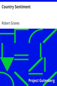 Country Sentiment by Robert Graves