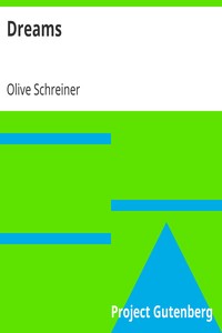 Dreams by Olive Schreiner
