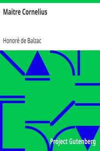 Maitre Cornelius by Honoré de Balzac