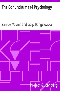 The Conundrums of Psychology by Samuel Vaknin