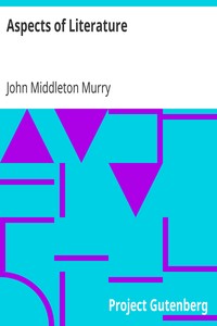 Aspects of Literature by John Middleton Murry