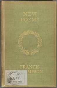 New Poems by Francis Thompson
