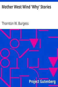 Mother West Wind 'Why' Stories by Thornton W. (Thornton Waldo) Burgess
