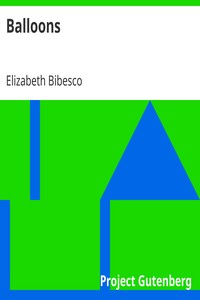 Balloons by Elizabeth Bibesco