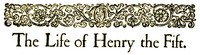 The Life of King Henry V by William Shakespeare