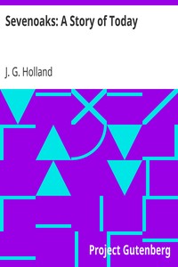 Sevenoaks: A Story of Today by J. G. (Josiah Gilbert) Holland