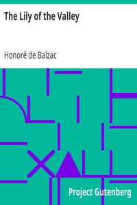 The Lily of the Valley by Honoré de Balzac