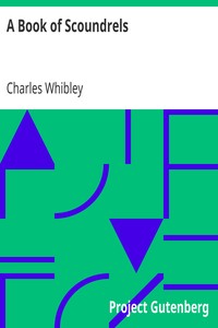 A Book of Scoundrels by Charles Whibley