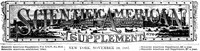 Scientific American Supplement, No. 620,  November 19,1887 by Various