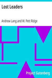 Lost Leaders by Andrew Lang