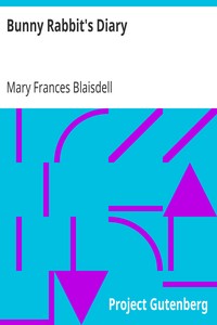 Bunny Rabbit's Diary by Mary Frances Blaisdell