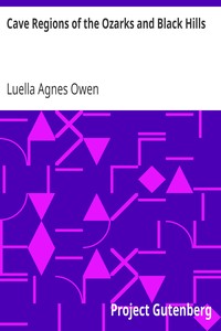 Cave Regions of the Ozarks and Black Hills by Luella Agnes Owen