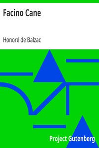 Facino Cane by Honoré de Balzac
