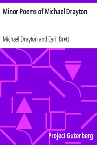 Minor Poems of Michael Drayton by Michael Drayton