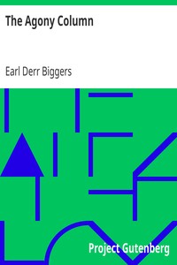 The Agony Column by Earl Derr Biggers