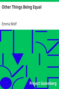 Other Things Being Equal by Emma Wolf